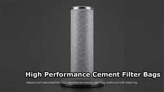 セメント粉塵制御用のカスタム ポリエステル PTFE フィルター バッグ