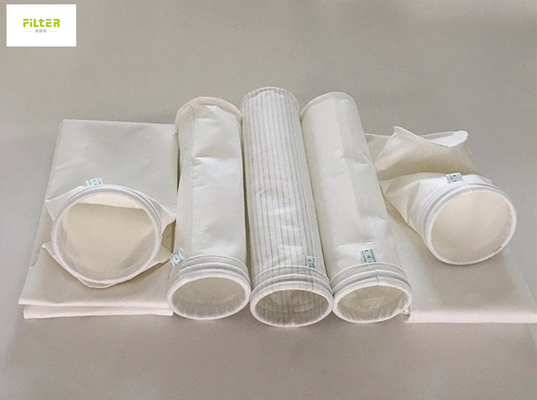 Polyester Filter Sleeves 550GSM For Cement Plant Oil Water Repellent