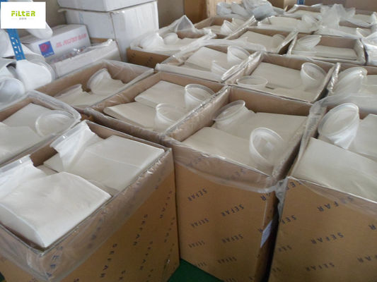 25プラスチック リングが付いているミクロンによってカスタマイズされるナイロン水ろ過袋