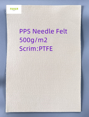 450gsm | PPSフィルター ソックスのための550gsm PPSのフィルタ クロス