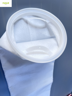 プラスチック リングが付いているポリエステル 5u PP の液体の浄水器袋 7