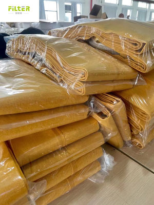 ポリエステルPP Nomex PPS PTFE P84ガラス繊維 フィルターは350gsm | 850gsmにスリーブを付ける