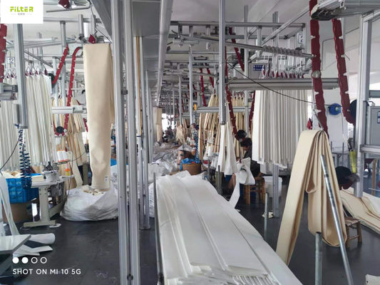 高温シリコーンの接着剤が付いている産業Nomex Aramidフィルター ソックス