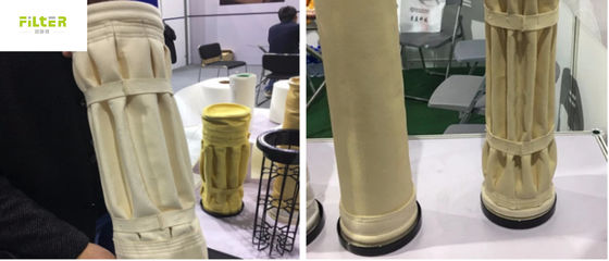 シメント工場用ノムックスプラテッド産業用粉塵フィルター袋