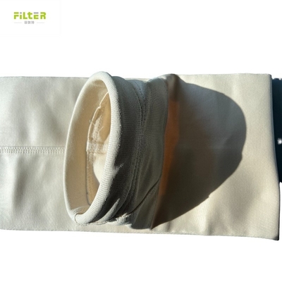 Nomex/PPS/PTFE/PTFE膜付き高温粉塵フィルターバッグ
