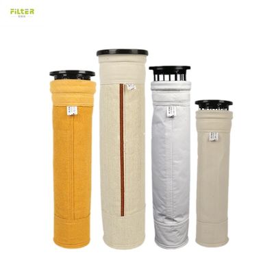 工業用フィルターバッグ 製造用フィルター袖 粉塵収集器 ポリエステル PPS PTFE P84 ノームックス ファイバーグラス バッグ フィルタ付き粉塵フィルターバッグ