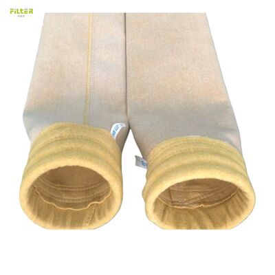 各種プラントの集塵用、焼結カレンダー加工とPTFE含浸処理を施した工業用グレードPPS P84 PTFEフィルターバッグ