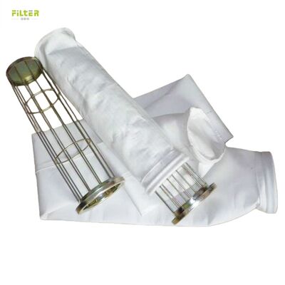 燃焼用途向け、撥水撥油コーティングと高引張強度を備えた工業用PTFEフィルターバッグ