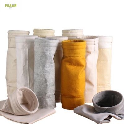熱耐性Nomex PTFEガラス繊維P84工業用ボイラー用粉塵袋