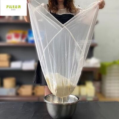 食品用液体フィルター袋 繰り返し使用可能なナイロン網と複数のマイクロンのサイズで,ミルクジュース,大豆ミルクおよび他の液体をフィルタリングするのに適しています