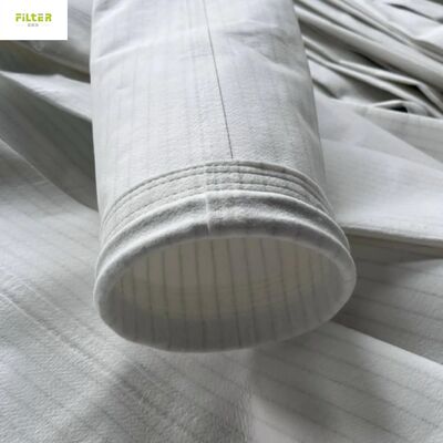 産業用ポリエステルフィルターバッグ 針刺しフェルト 粉塵収集システムのための優れた抗酸および抗磨損特性