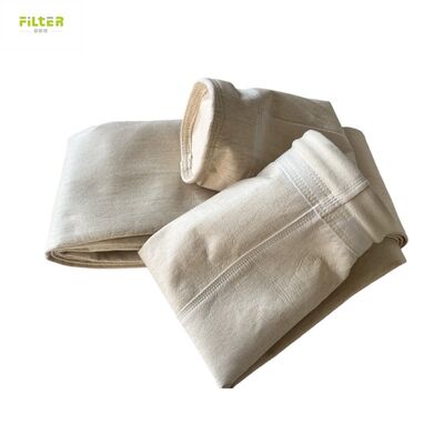 産業用ポリエステルフィルターバッグ 針刺しフェルト 粉塵収集システムのための優れた抗酸および抗磨損特性