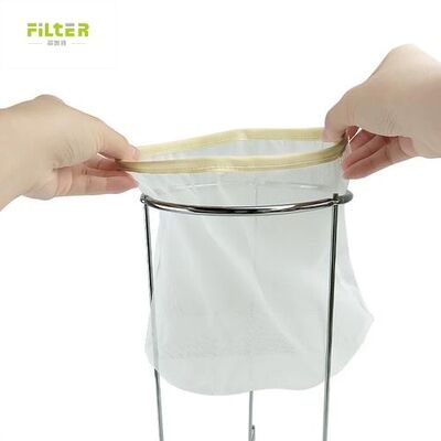 液体フィルターバッグ 耐久性ナイロン網 食品グレード素材 再利用可能 デザイン 細い網 ストレイン 多マイクロンのオプション 引き弦 閉じる