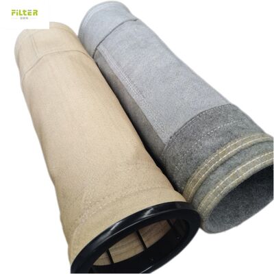 耐腐食性 高温 グラスファイバー アラミド PPS PTFE フィルターバッグ 工業用バグフィルター用