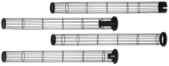 ケイ素の亜鉛によってめっきされる高温フィルター・バッグのおり/袋の支持のおりの習慣の形を卵巣摘出して下さい