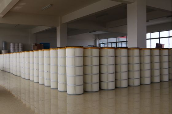 鉄のカバーによってプリーツをつけられるろ過材3 -大きい塵集中のためのラグナット