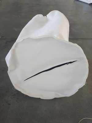 水処理のためのカスタマイズされたジッパーの白いポリエステル液体のフィルター・バッグ