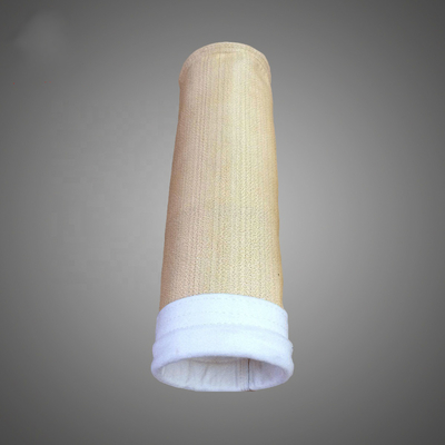 アスファルト植物のセメント産業のための500gsm~550gsm Aramid Nomexのフィルター・バッグ