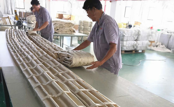 集じん器PPSポリエステルAramidのエア フィルター袋の星はプリーツをつけた